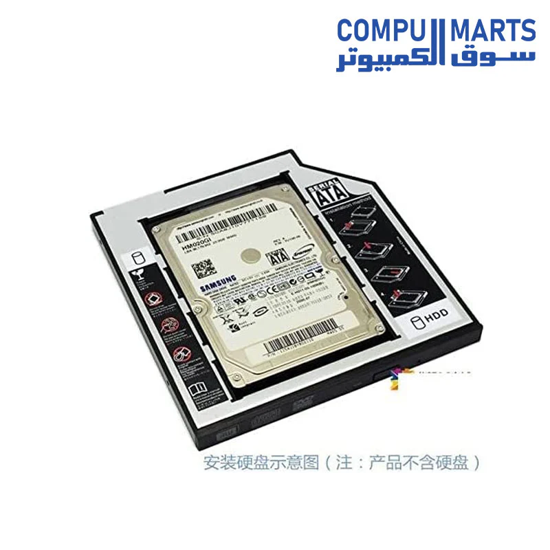 2.5in Mechanical Ssd Drive Bracket SATA3 2nd Hdd Ssd Hard Disk Caddy 12.7mm - Image 2