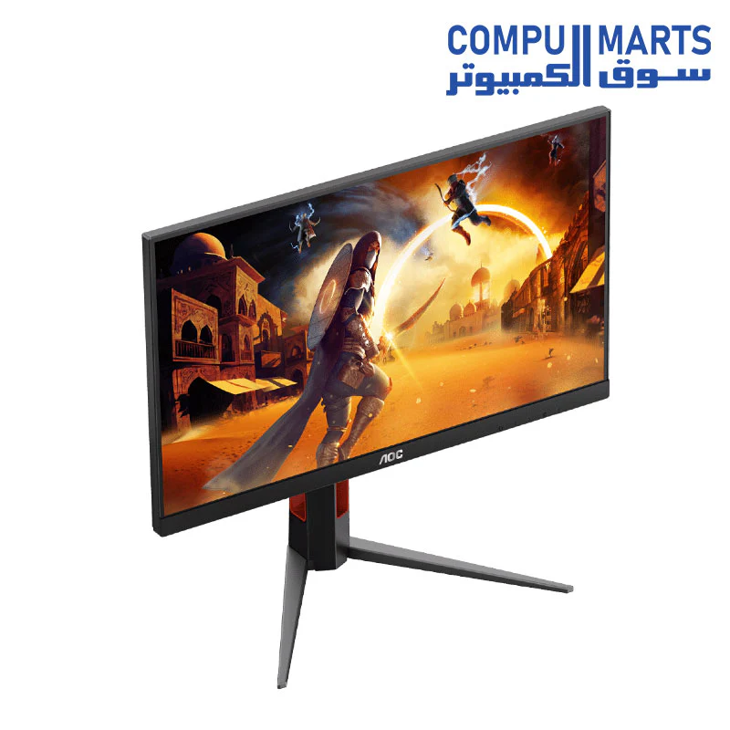 AOC 27G4 27 (IPS) Gaming Monitor, FHD 1920×1080 Display, 180Hz, 1ms(GtG) - Image 3