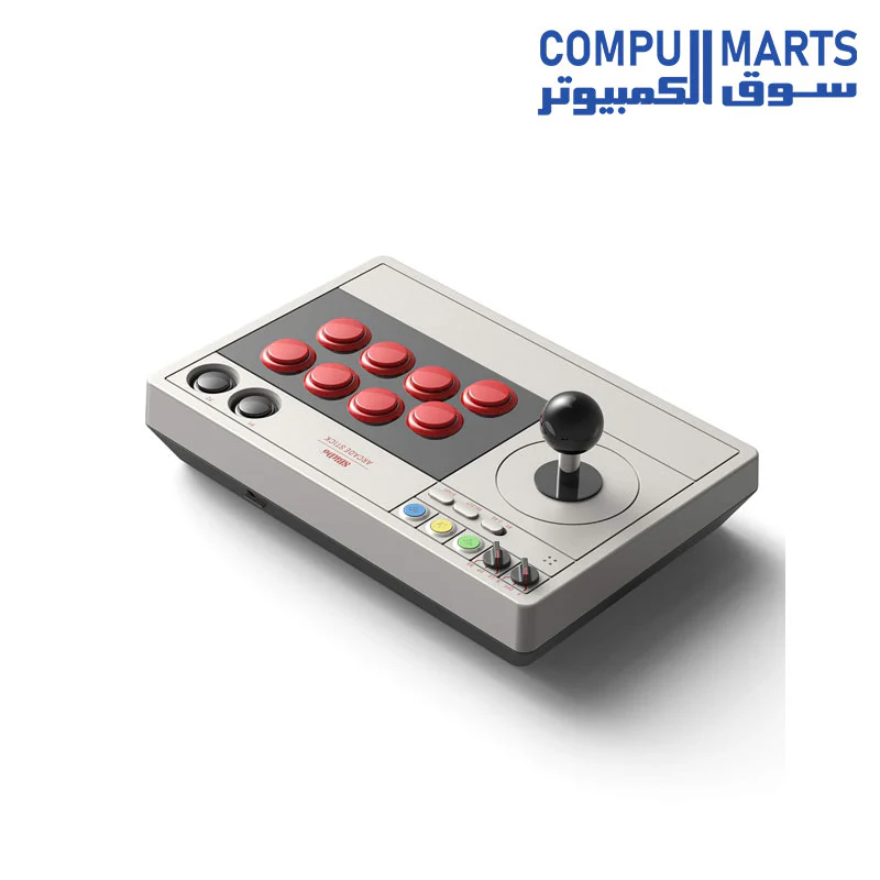 8Bitdo Arcade Stick for Switch & Windows, Arcade Fight Stick Support Wireless Bluetooth, 2.4G Receiver and Wired Connection - Image 3