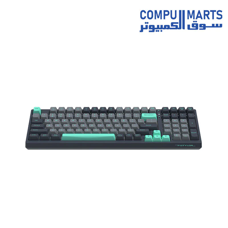 A4Tech Fstyler KB-FS300 Wireless Mechanical Keyboard – Hot-Swappable Switches, Sleek Design, High Performance - Image 3