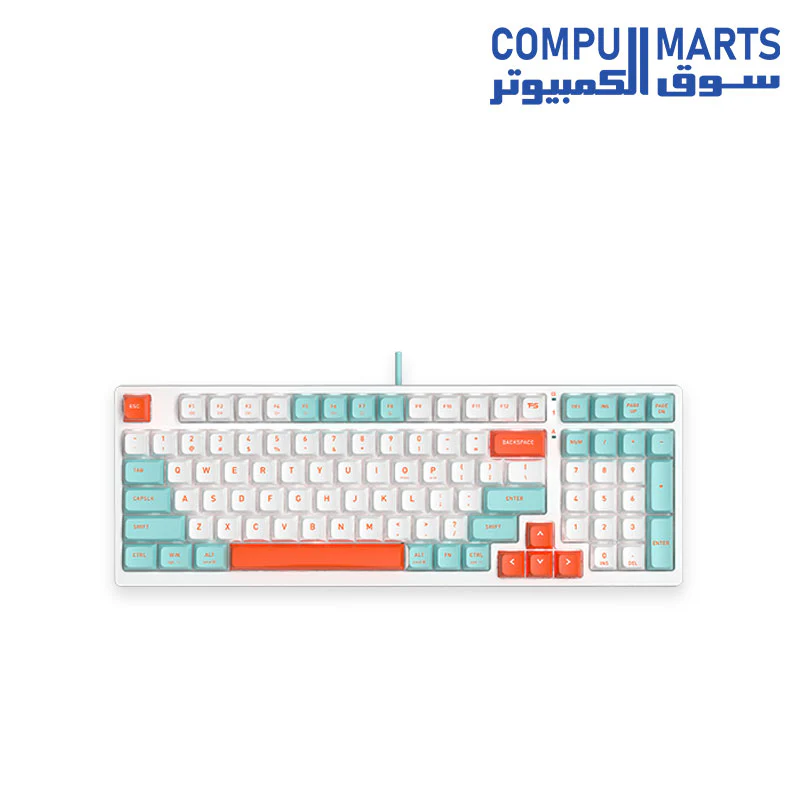 A4Tech Fstyler KB-FS300 Wireless Mechanical Keyboard – Hot-Swappable Switches, Sleek Design, High Performance - Image 5