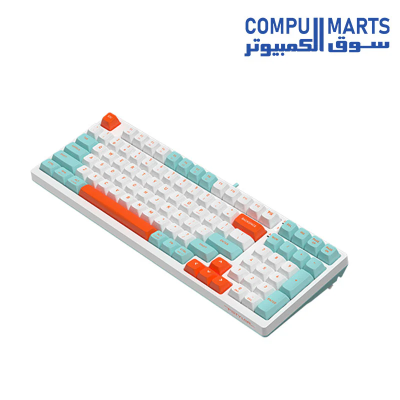 A4Tech Fstyler KB-FS300 Wireless Mechanical Keyboard – Hot-Swappable Switches, Sleek Design, High Performance - Image 9