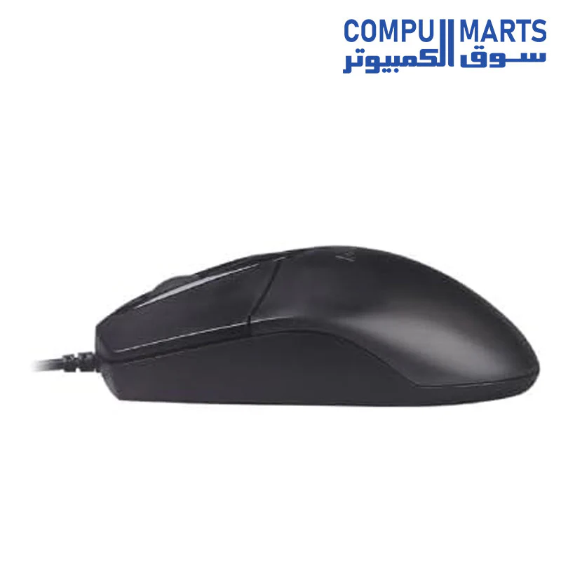 A4Tech OP-720S Wired Silent Click Mouse | Black - Image 3