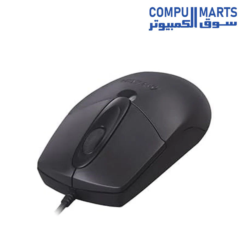 A4Tech OP-720S Wired Silent Click Mouse | Black - Image 4