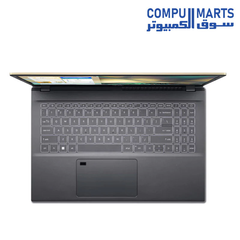 Acer Aspire 5 A515-57-55KJ Slim Business Laptop – Intel Core i5-12450H – 8GB RAM – 512GB PCIe SSD – Intel UHD Graphics – Fingerprint Sensor – 15.6 Inch FHD IPS – DOS - Image 2