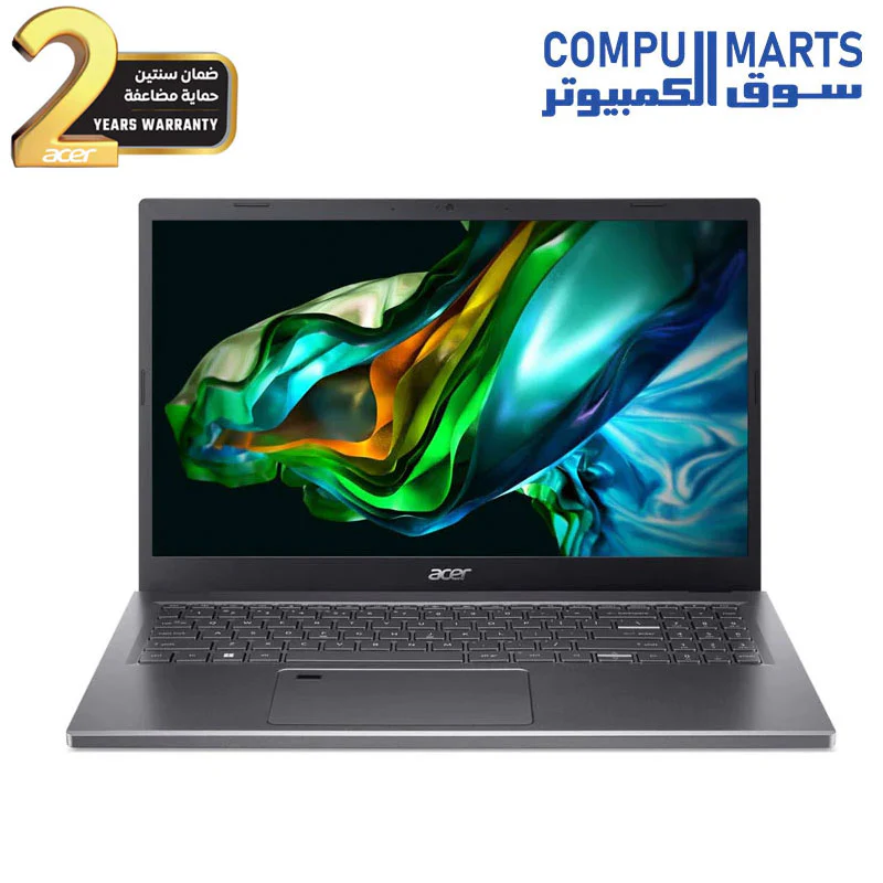 ACER Aspire-A515-58M Laptop 15.6" FHD IPS ~ Intel i7-1355U 10-Core ~ Iris Xe Graphics ~ 16GB LPDDR5~512GB SSD ~ Backlit Keyboard ~ Thunderbolt 4 ~ Fingerprint ~ Wi-Fi 6E ~ Win10 Pro WWC 32GB USB - Image 2