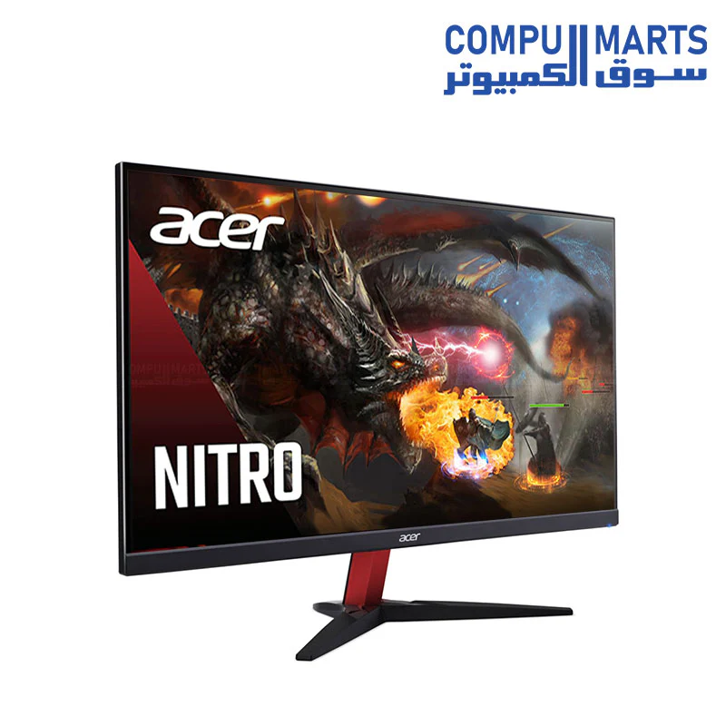 Acer Nitro KG242Y E Gaming Monitor 23.8 Inch FHD, IPS, 100Hz HDMI, 75Hz VGA, 1MS(VRB), VGA, HDMI FreeSync - Image 2