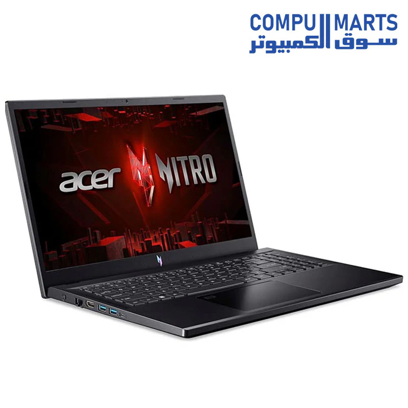 Acer Nitro V 15 Intel Core i5-13420H Gaming Laptop , 16GB Ram, 512GB SSD , NVIDIA GeForce RTX 3050 6GB , 15.6-inch FHD 1920x1080, IPS, 144Hz - Free Dos - Black - Image 2