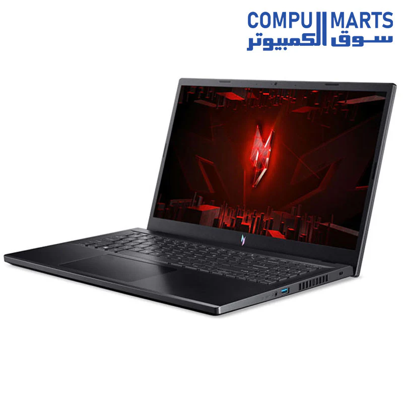 Acer Nitro V 15 Intel Core i5-13420H Gaming Laptop , 16GB Ram, 512GB SSD , NVIDIA GeForce RTX 3050 6GB , 15.6-inch FHD 1920x1080, IPS, 144Hz - Free Dos - Black - Image 3