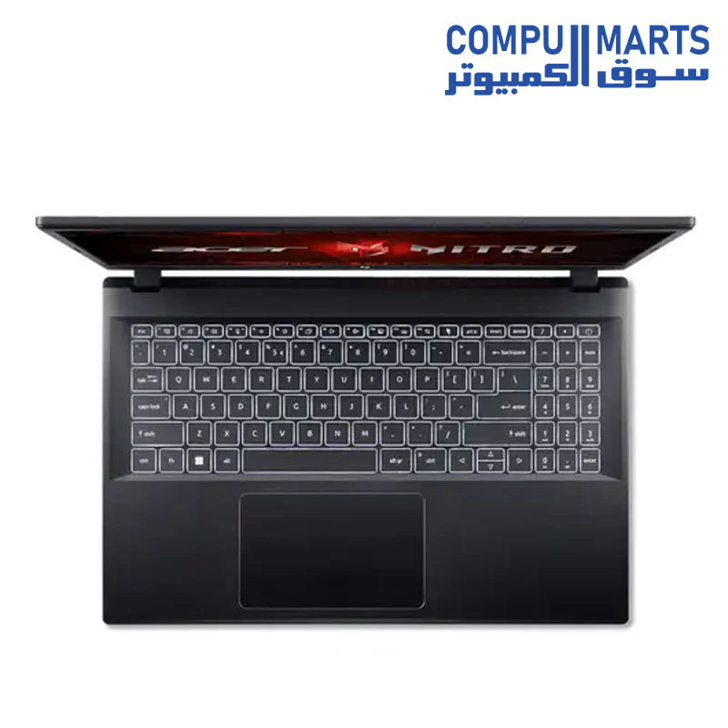 Acer Nitro V 15 ANV15-51-755S Laptop (Intel Core i7-13620H - 16GB Ram - M.2 NVMe 512GB - Nvidia RTX 4050 6GB - 15.6 Inch FHD IPS 144Hz) - Obsidian Black - Image 2