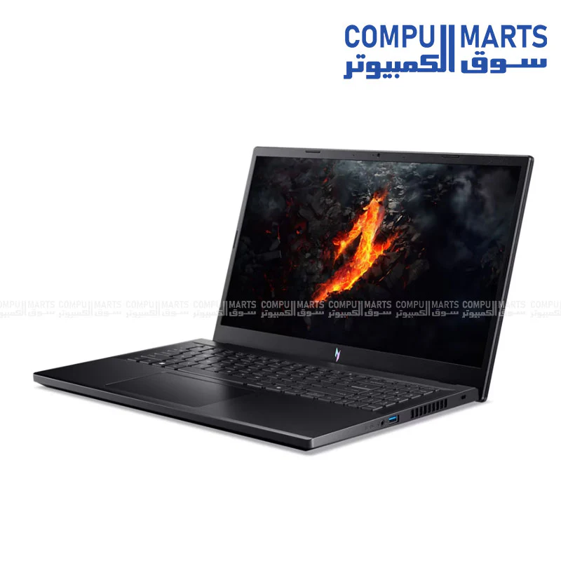 Acer Nitro V15 ANV15-41-R418 Laptop - AMD R7-7735HS - 16GB - 1TB SSD - NVIDIA GeForce RTX 4060 8GB - 15.6" FHD 165Hz - Win11 - Obsidian Black - Image 2