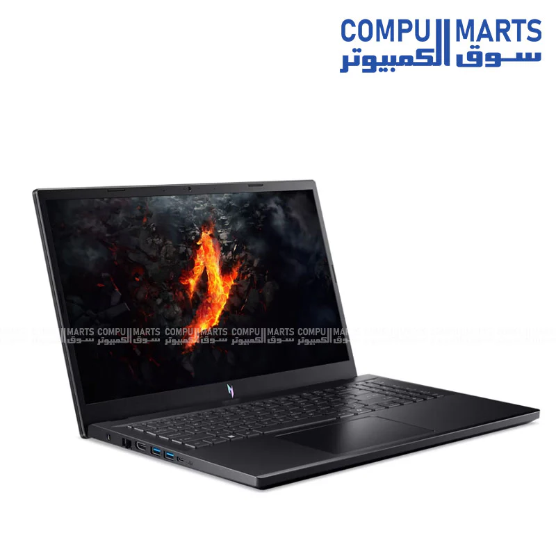 Acer Nitro V15 ANV15-41-R418 Laptop - AMD R7-7735HS - 16GB - 1TB SSD - NVIDIA GeForce RTX 4060 8GB - 15.6" FHD 165Hz - Win11 - Obsidian Black - Image 3