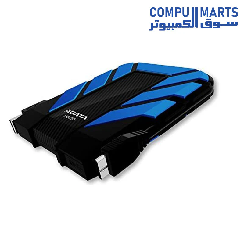 ADATA HD710 Pro 1TB Blue USB 3.2 Gen1 Waterproof/Shockproof/Dustproof Ruggedized External Hard Drive - Image 3
