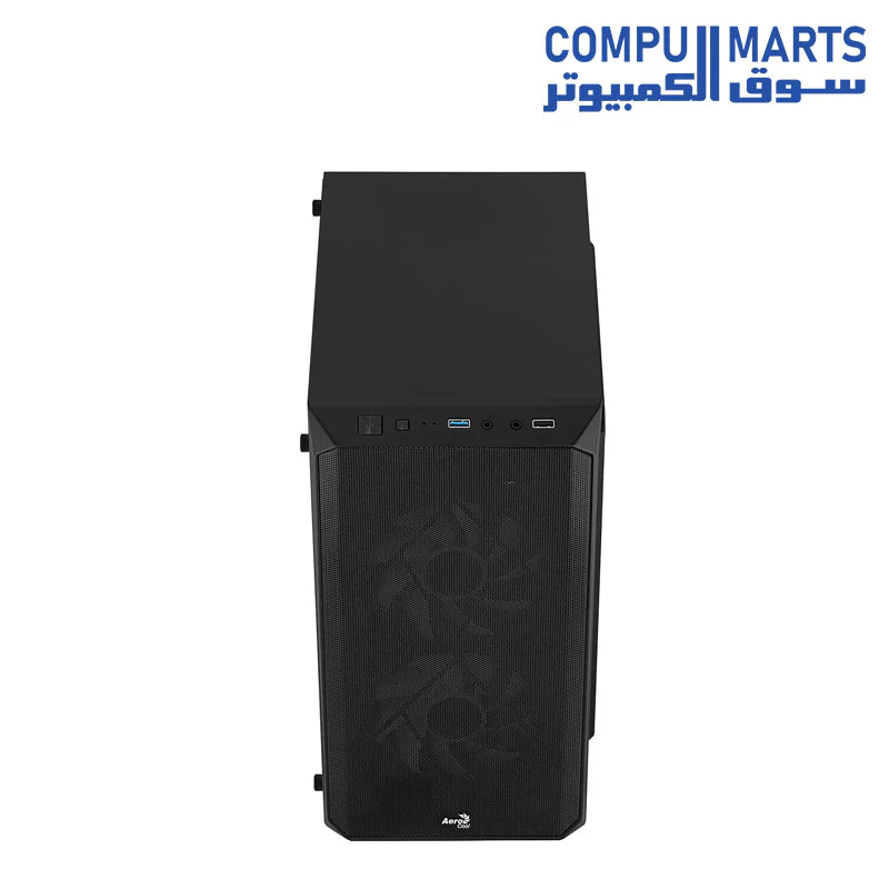 AeroCool CS107 V2 Micro ATX/mini-ITX Case Side Window 3 x 120mm FRGB Fan CS107V2 Black - Image 4