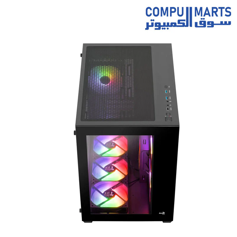 Aerocool Dryft-G-BK-v2 Glass Edition - Image 3