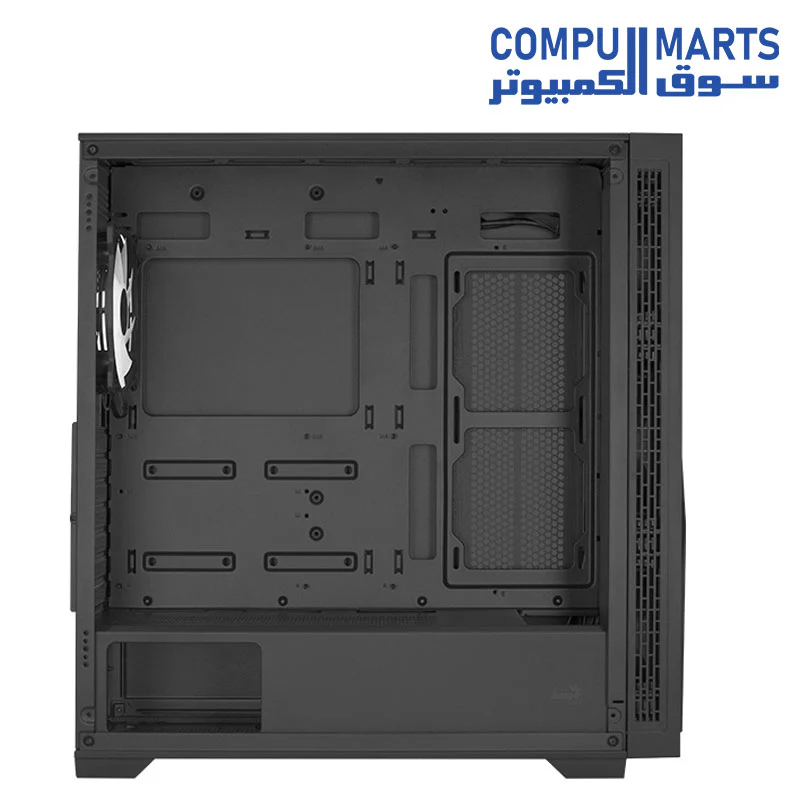 AeroCool Geoflow Mid-Tower Gaming Case – Mesh Front, Tempered Glass, 360mm Radiator Support, ARGB - Image 2