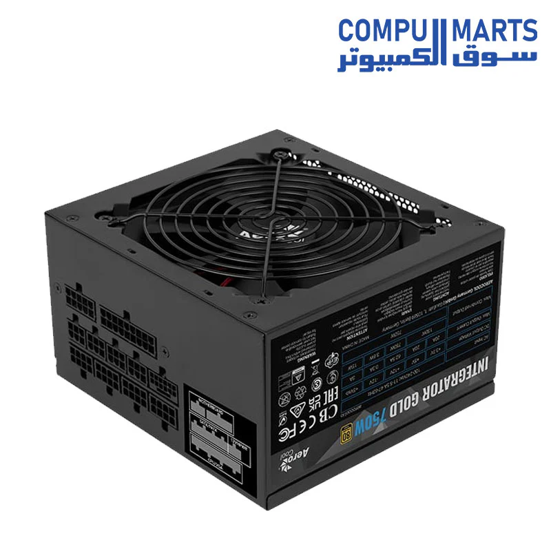 AeroCool Integrator Gold 750W 80 PLUS GOLD FULLY MODULAR PSU - Image 2