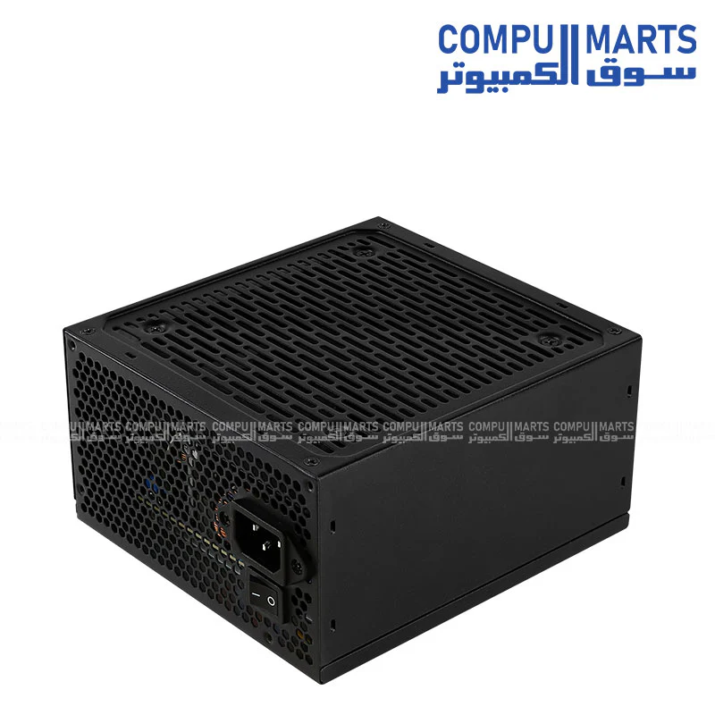 Aerocool LUX 650W Power Supply – 80Plus Bronze, APFC, Silent 12cm Fan, Flat Cables - Image 2