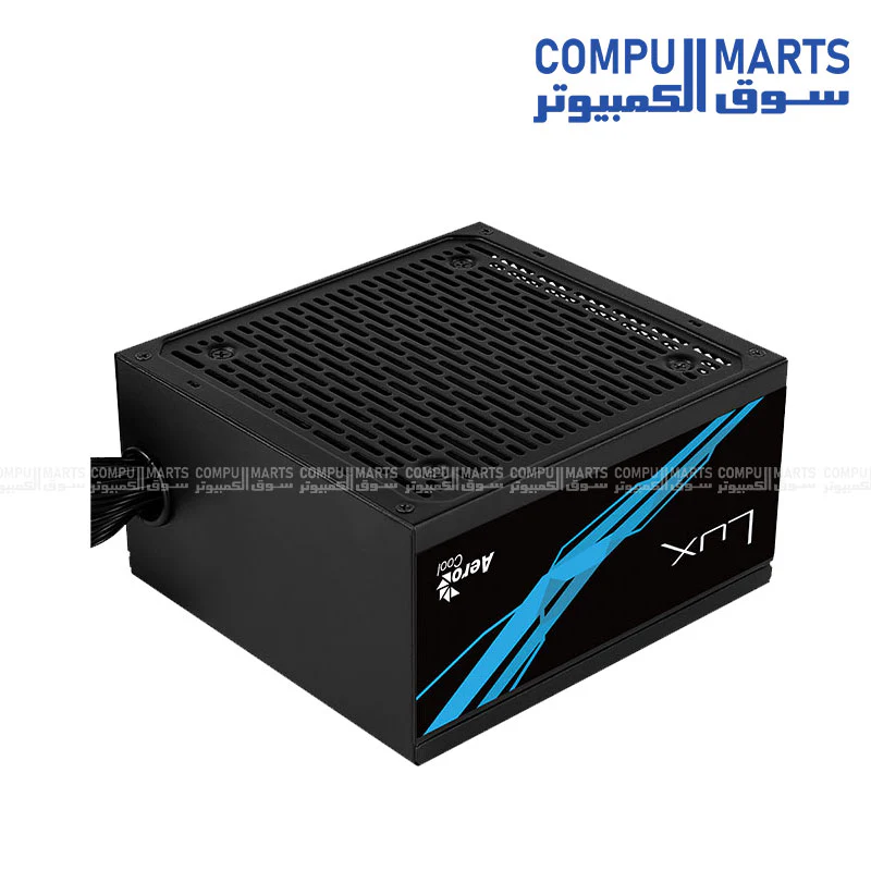 Aerocool LUX 750W Power Supply Unit – 80Plus Bronze Certified, Silent Fan, Flat Cables - Image 3