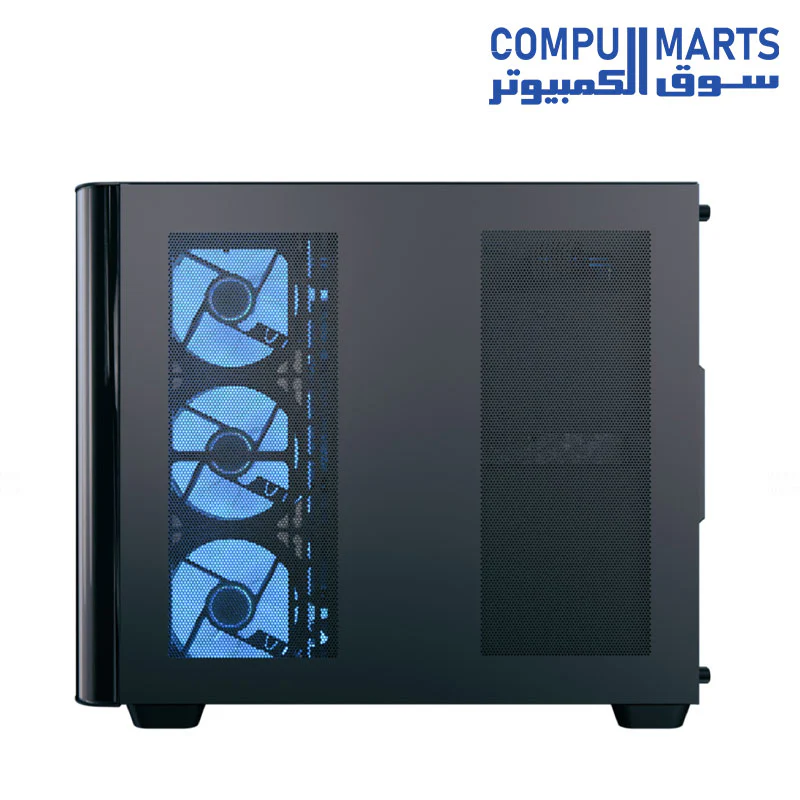 AeroCool P500C Compact Mid-Tower Gaming Case – ARGB Fans – Tempered Glass – ATX - Image 2