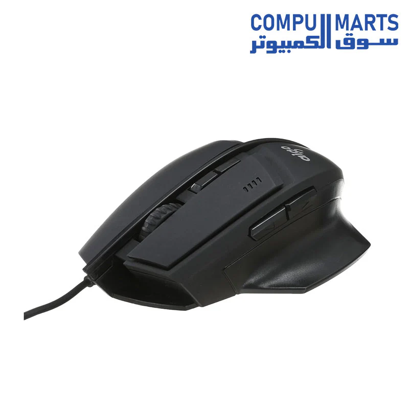 Aigo Q68 3200 Dpi Optical Usb Gaming Mouse With 6 Keys - Black - Image 2