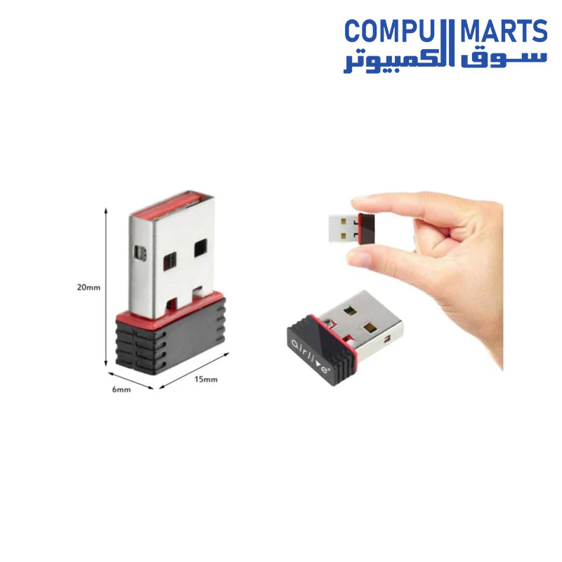 Airlive 150Mbps Nano Wireless USB Adapter - Image 2