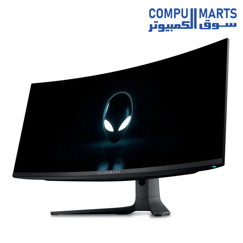 Alienware AW3423DWF 34 Inch QD-OLED (3440 x 1440) Curved Gaming Monitor, 165Hz, 0.1ms, AMD Free-Sync, VESA AdaptiveSync, HDMI, DP x2, USB-A x4 - Image 2