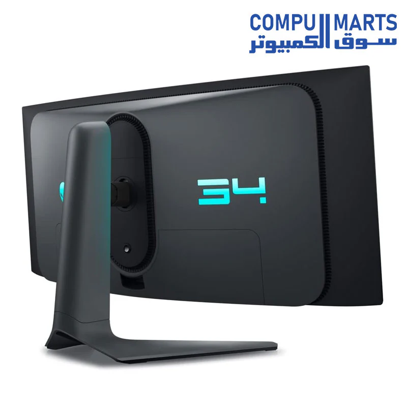 Alienware AW3423DWF 34 Inch QD-OLED (3440 x 1440) Curved Gaming Monitor, 165Hz, 0.1ms, AMD Free-Sync, VESA AdaptiveSync, HDMI, DP x2, USB-A x4 - Image 5