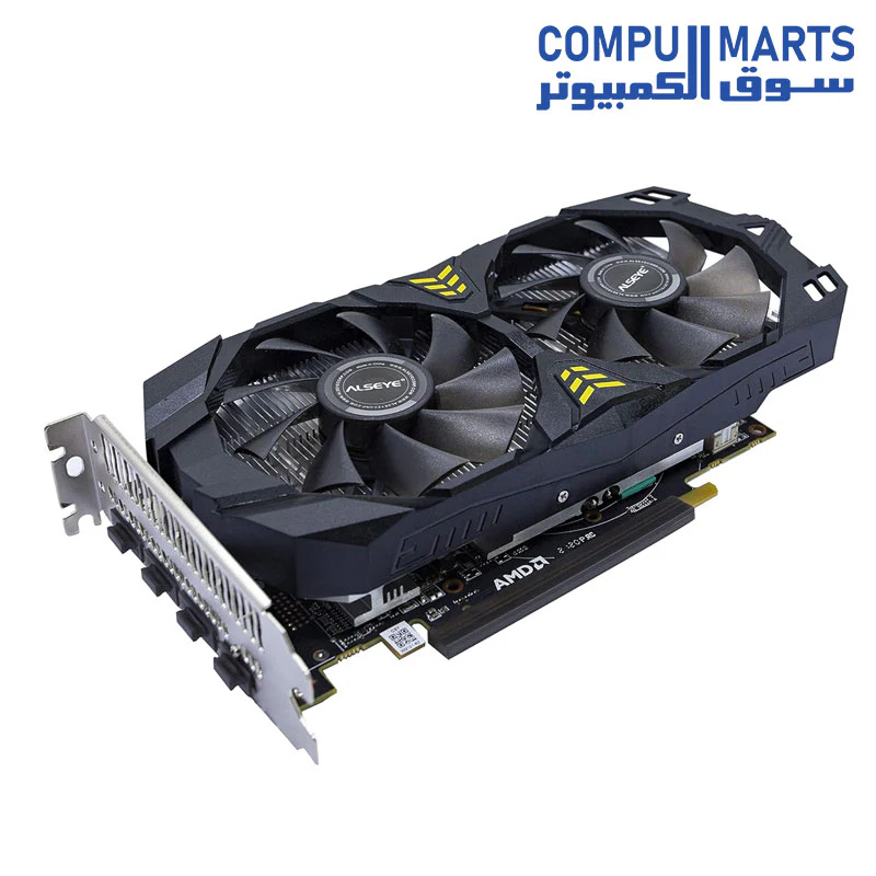 Alseye AMD Radeon RX580 Gaming Graphics Card, 8GB GDDR5 256 Bit RAM Memory With Cooler Fan - Image 3