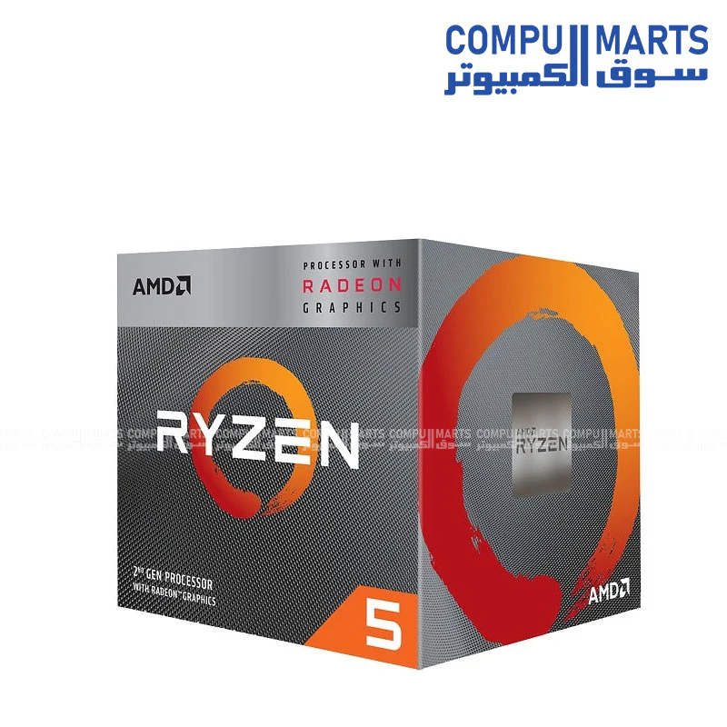 RYZEN 5 3400G 4 Core/8 Threads 3.7 GHz (4.2 GHz Turbo) Socket AM4 Processor - Image 2