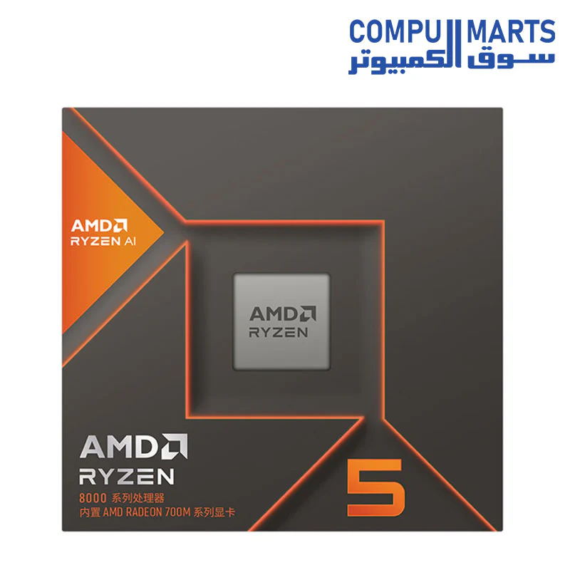 AMD Ryzen 5 8600G 6-Core, 12-Thread Desktop Processor - Image 2