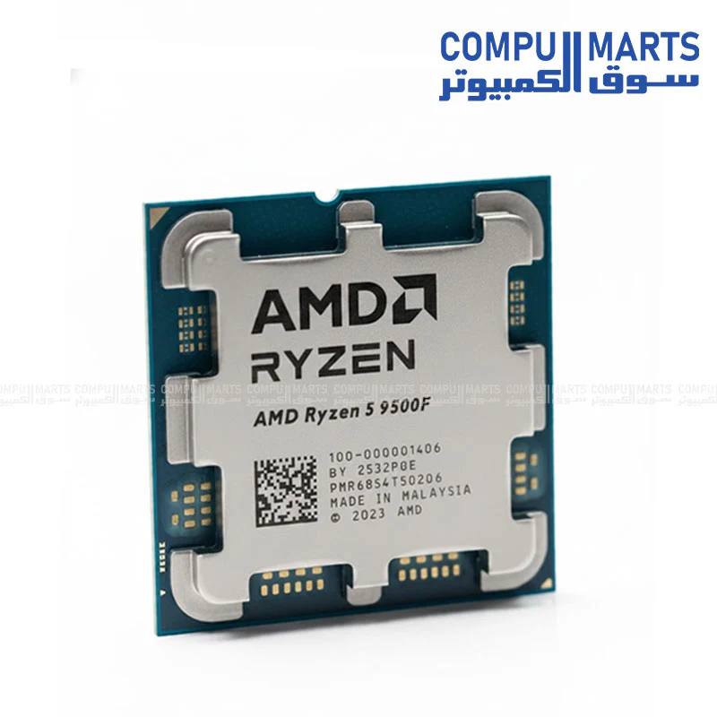 AMD Ryzen 5 9500F Desktop Processor – 6 Cores, 12 Threads, Zen 5, Up to 5.0GHz, 32MB Cache, AM5, PCIe 5.0, DDR5 Support - Image 2