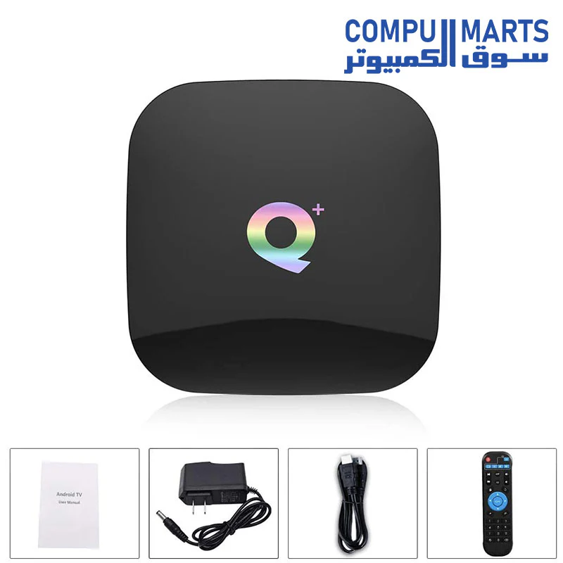 Android 9.0 TV Box 4GB RAM 64GB ROM, Q Plus Android Box H6 Quad-core WiFi 2.4GHz Support 6K H.265 HD 2.0 Ethernet - Image 2