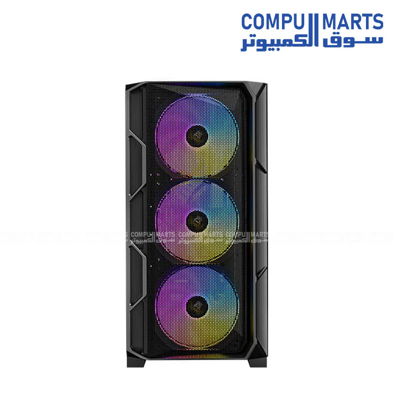 Antec AX1000 Lite Case – 4 ARGB Fans – Mid Tower Gaming Case - Image 2