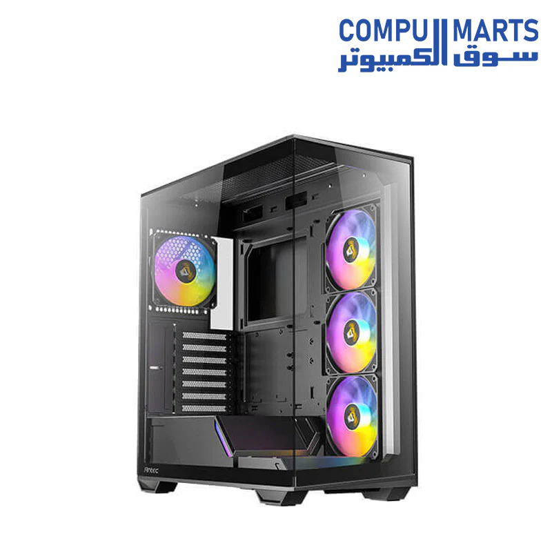 Antec C3 ARGB, 3 x 120mm & 1 x 120mm ARGB PWM Fans Included, 360mm Radiator Support, Mid-Tower ATX PC Case - Image 2
