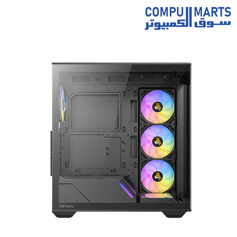 Antec C3 ARGB, 3 x 120mm & 1 x 120mm ARGB PWM Fans Included, 360mm Radiator Support, Mid-Tower ATX PC Case - Image 5