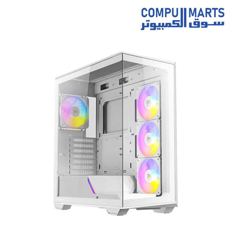 Antec C3 ARGB, 3 x 120mm & 1 x 120mm ARGB PWM Fans Included, 360mm Radiator Support, Mid-Tower ATX PC Case - Image 6