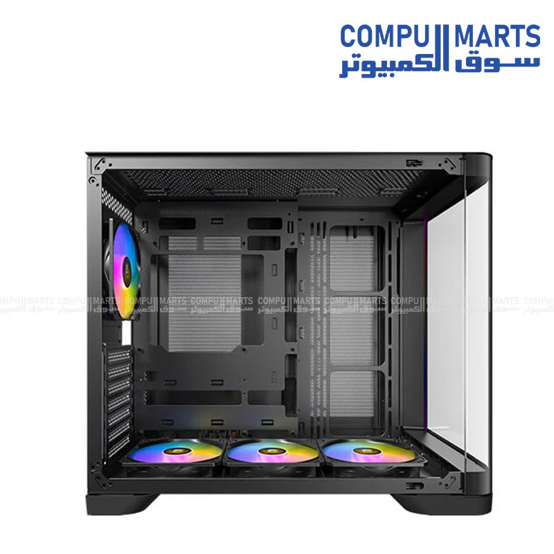 Antec C5 Curved Gaming Case Black – 4 ARGB Fans - Image 3