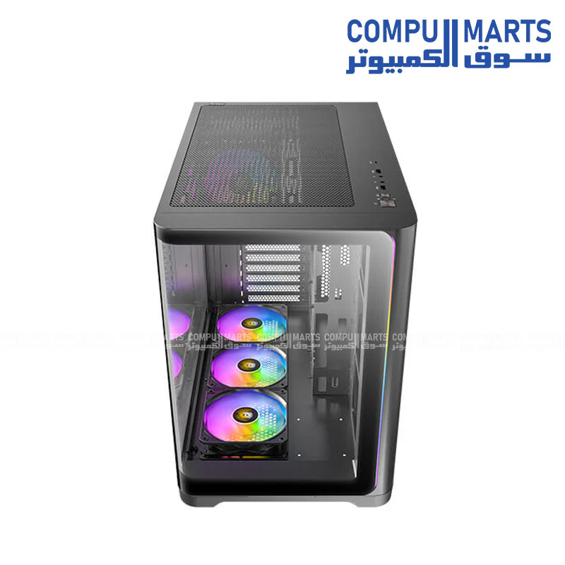 Antec C5 Curved Gaming Case Black – 4 ARGB Fans - Image 6