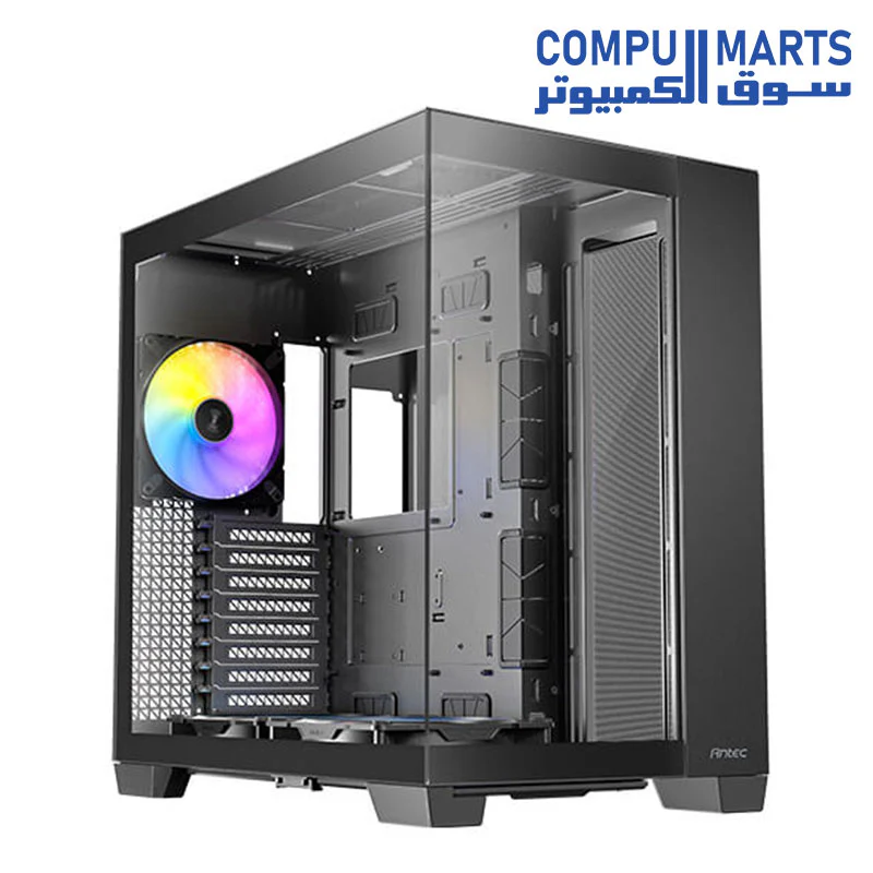 Antec C8 ARGB, 2X TQR 160mm & 1x TQ 140mm ARGB PWM Fans Included,Dual-Chamber Layout, Type-C, 360mm Radiator Support, Seamless TG Front & Side Panels, RTX 40 Compatible, Full-Tower E-ATX PC Case - Image 2