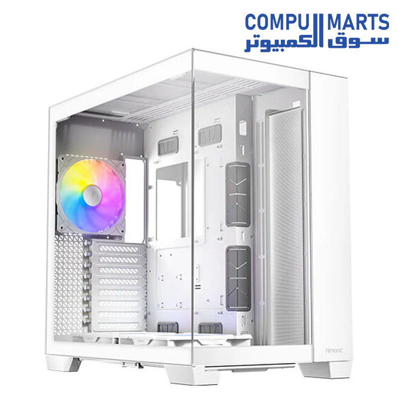 Antec C8 ARGB, 2X TQR 160mm & 1x TQ 140mm ARGB PWM Fans Included,Dual-Chamber Layout, Type-C, 360mm Radiator Support, Seamless TG Front & Side Panels, RTX 40 Compatible, Full-Tower E-ATX PC Case - Image 3