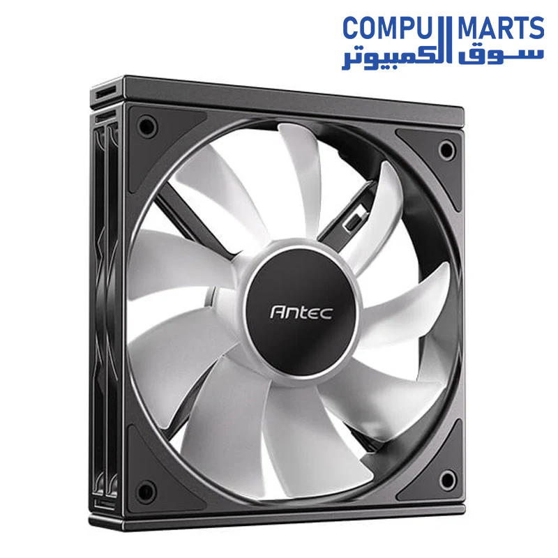 Antec Connect C120 ARGB 120mm 4-pin PWM | LED: 3-pin Vibration Absorbing and Anti-Noise Pads Easy Assemble 3pack Case Fans - Image 3