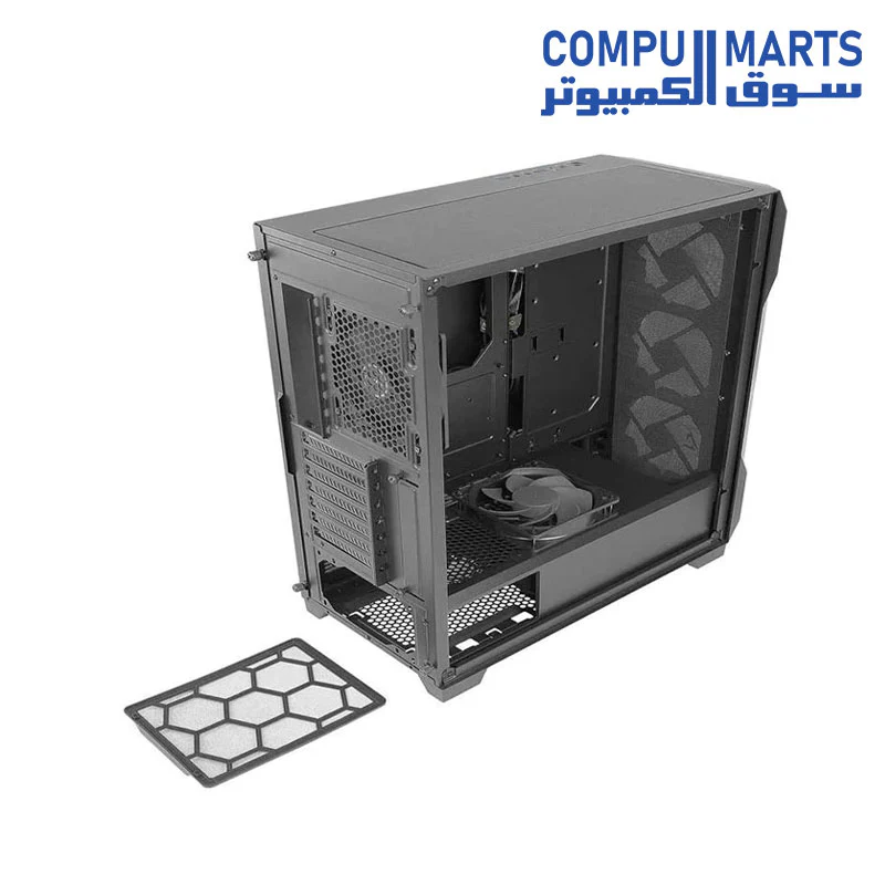 Case Antec DF600 FLUX 5Fan(3*120M ARGB) (2*120M) - Image 3