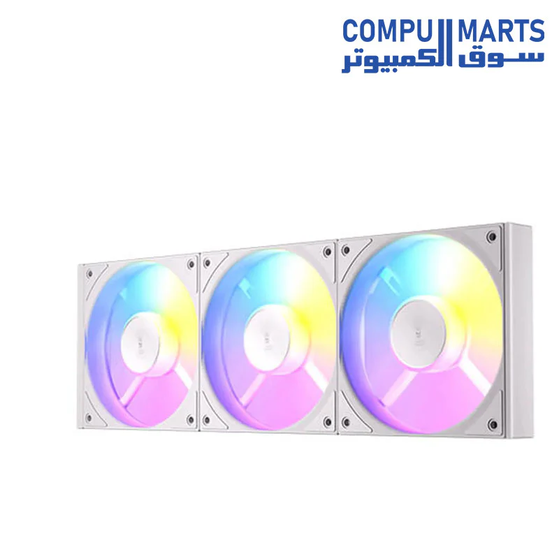 Antec Connect C120 ARGB 120mm 4-pin PWM | LED: 3-pin Vibration Absorbing and Anti-Noise Pads Easy Assemble 3pack Case Fans - Image 5