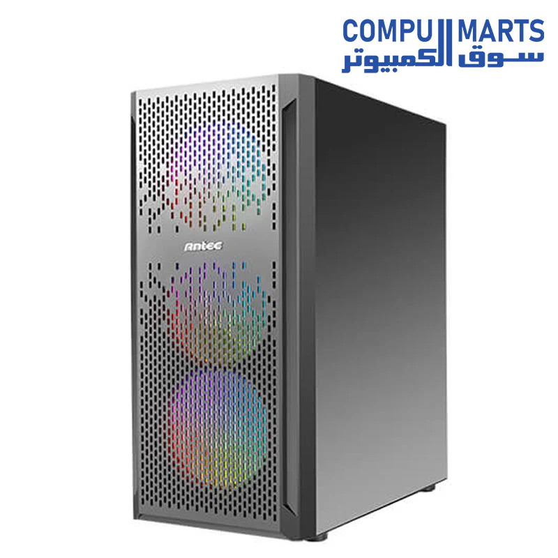 Antec (NX290-NX291-NX292) mid-tower gaming case 4fan 3fan argb Cable synce 1fan normal plus power supply antec atom v550 - Image 9
