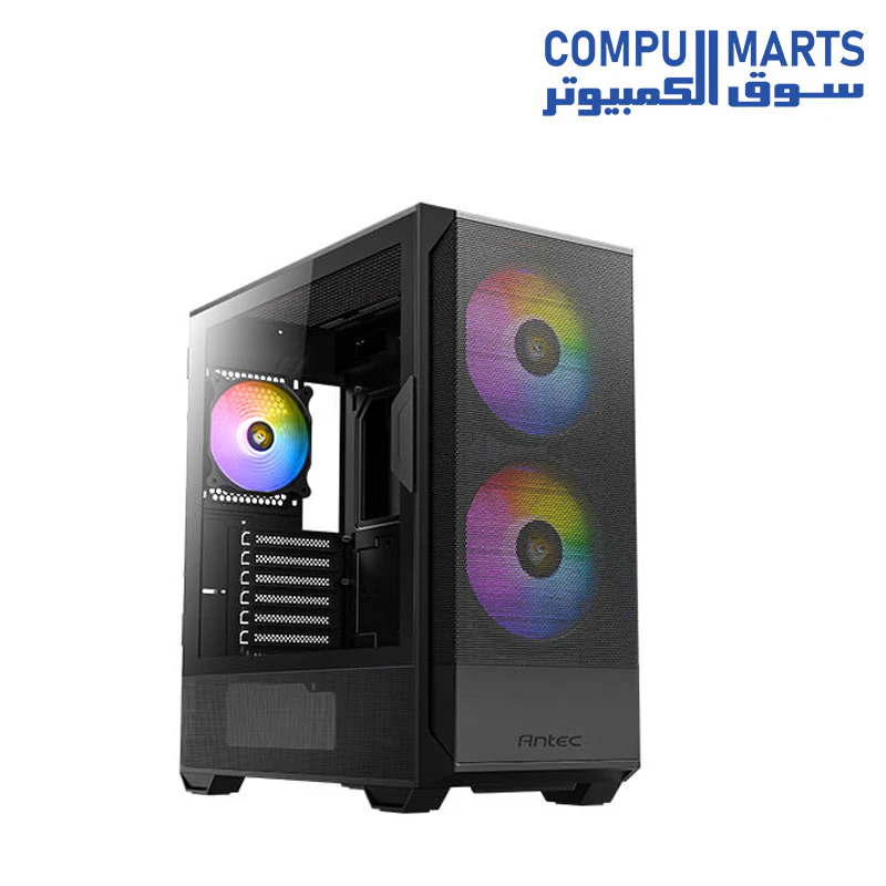 ANTEC NX416, High Airflow Mesh Front Panel, 2 x 160mm & 1 x 120mm ARGB Fans Included, Mid-Tower ATX Gaming Case - Image 2