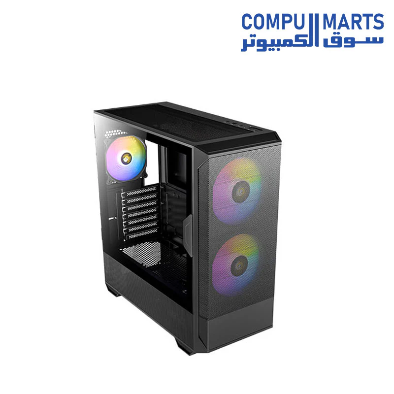 ANTEC NX416, High Airflow Mesh Front Panel, 2 x 160mm & 1 x 120mm ARGB Fans Included, Mid-Tower ATX Gaming Case - Image 3