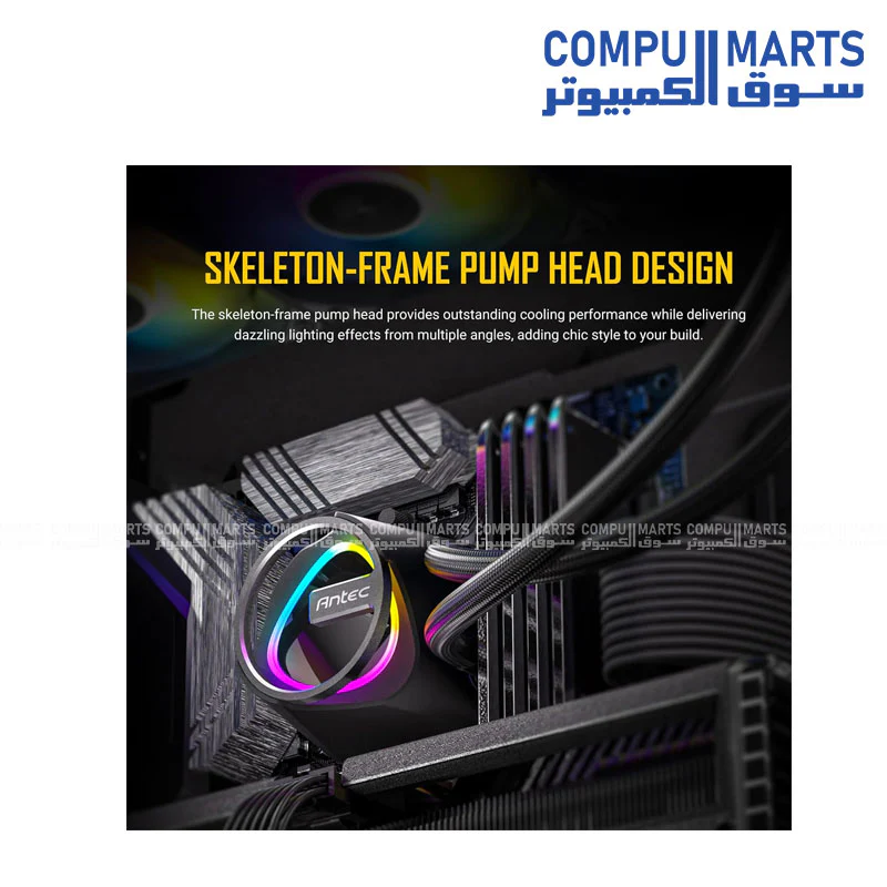 Antec Skeleton 360 ARGB Liquid CPU Cooler - Image 2