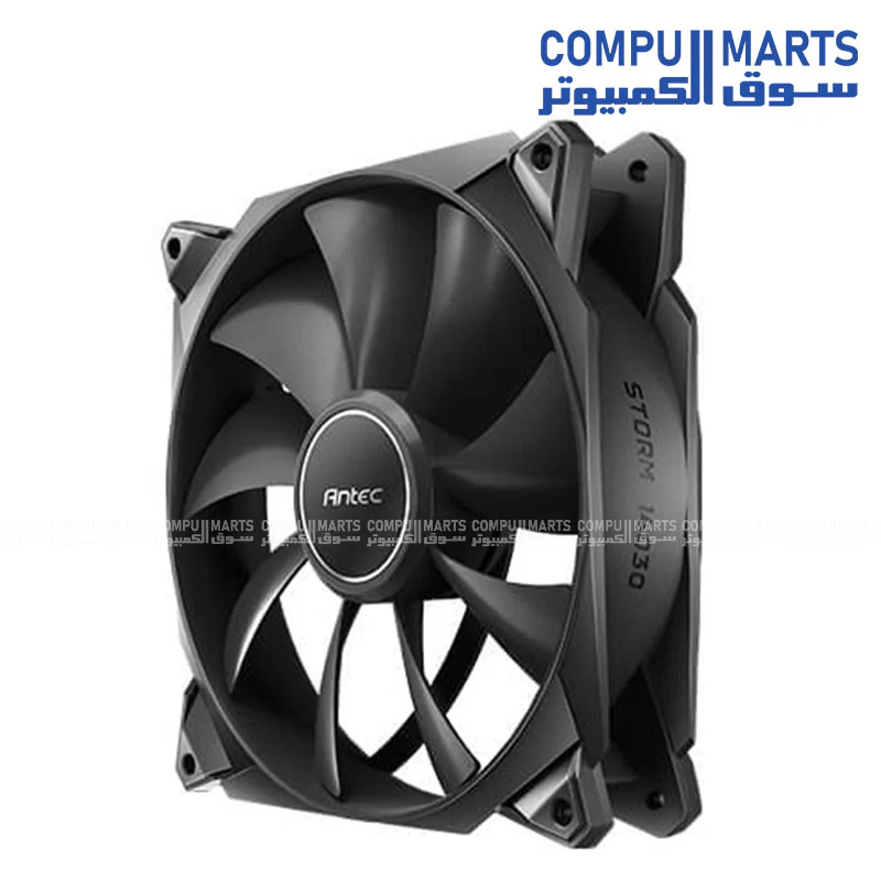 Antec Storm T3 140 PWM Case Fan – 140mm FDB Bearing – 600–1500RPM – 112.72 CFM – 33.69 dB – 4-Pin PWM – 3-Year Warranty - Image 2