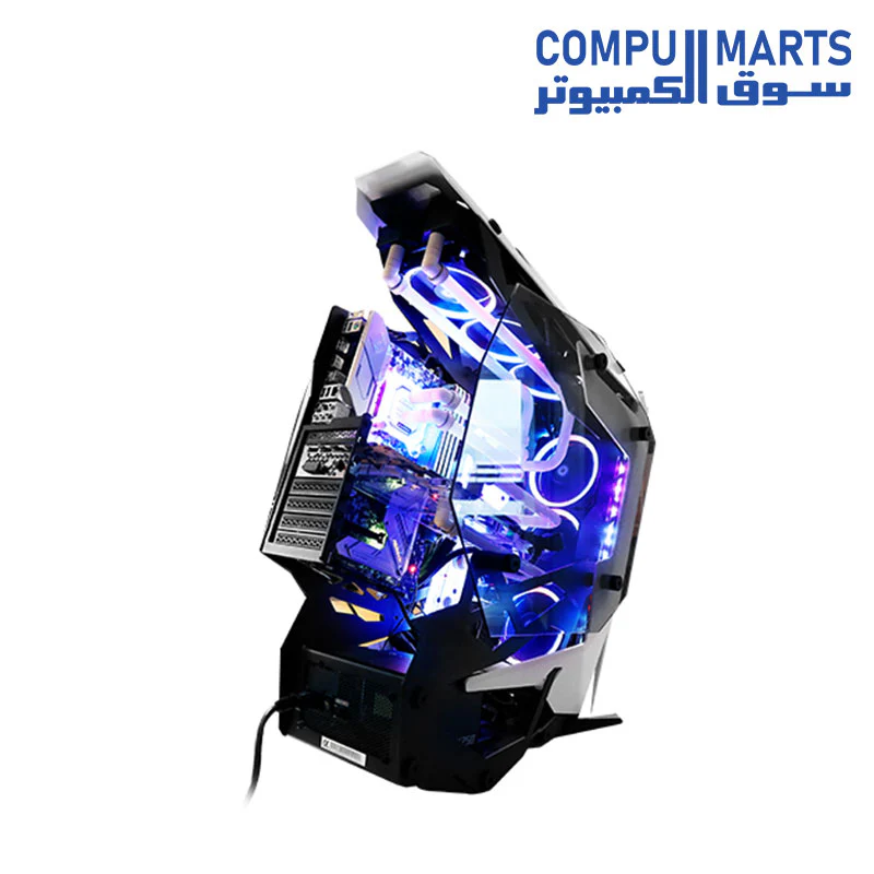 Antec Torque White/Black Aluminum ATX Mid Tower Computer Case - Image 2